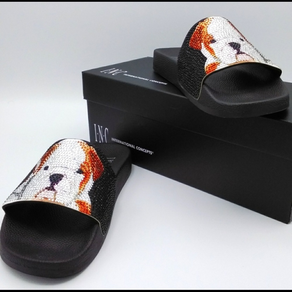 *NEW* INC from Macy’s Rhinestone Bulldog Sandals
